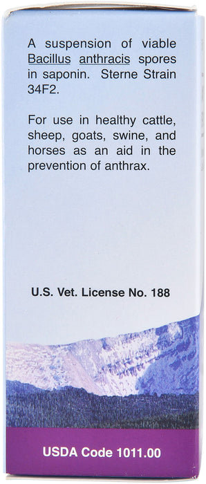 Anthrax Spore Vaccine - 50 Dose  