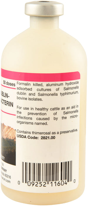 Salmonella Dublin-Typhimurium Bacterin - 50 Dose Vial  