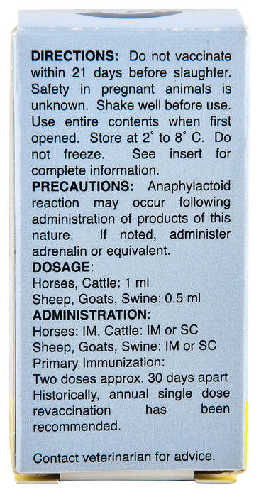 Tetanus Toxoid Concentrate - 10 Dose Vial  