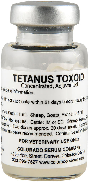 Tetanus Toxoid Concentrate - 10 Dose Vial  