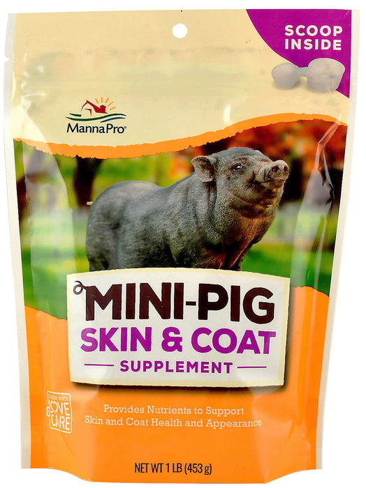 Manna Pro Mini Pig Skin & Coat Supplement -   