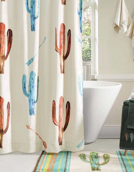 Cactus & Arrow Shower Curtain - Jeffers - Home Goods & Gifts > Home Decor and Candles for Home Improvement