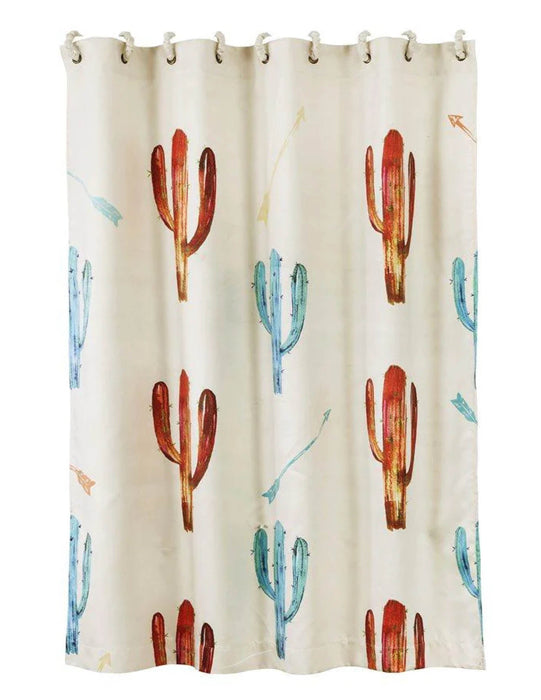 Cactus & Arrow Shower Curtain - Jeffers - Home Goods & Gifts > Home Decor and Candles for Home Improvement