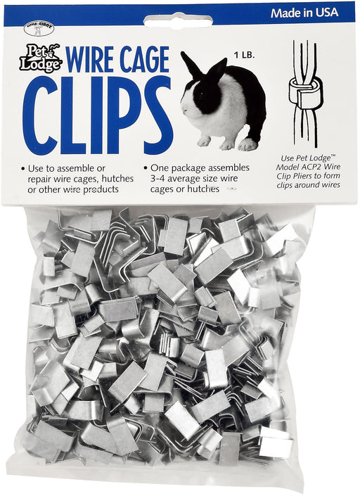 Cage Clips (J Clips), 1 lb pkg - Jeffers - Dog Supplies > Dog Kennels & Runs