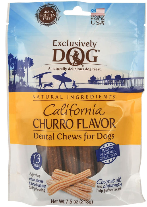 California Churro Flavor Dental Chews for Dogs - Jeffers - Dog Supplies > Dog Treats > Chews