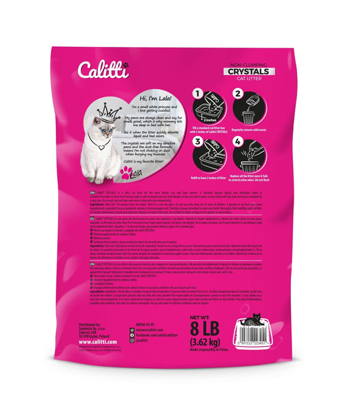 Calitti Non - Clumping Cat Litter Crystals with Silica Gel, Cat Litter 8lb - Jeffers - Cat Supplies > Cat Litter