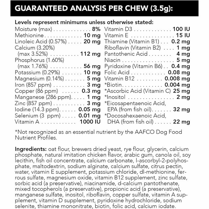 Canine Plus MultiVitamin, 30 Bite - Sized Chews - Jeffers - Animal Health & Wellness > Vitamins & Supplements