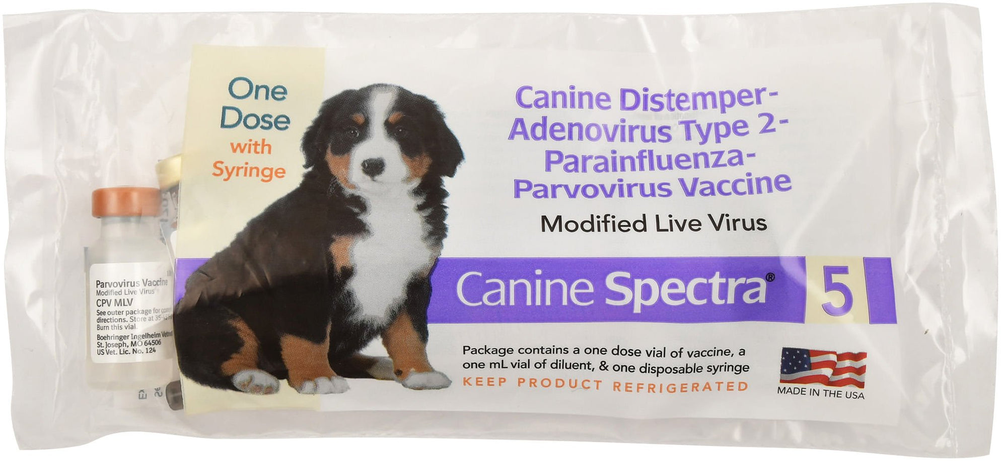 Canine Spectra 5 Puppy & Dog Vaccine (5in1 DHPP Vaccine) — Jeffers