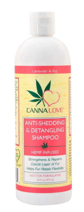 CannaLove Anti - Shedding & Detangling Shampoo, 16 oz - Jeffers - Animal & Pet Supplies > Pet Grooming > Pet Shampoo & Conditioner