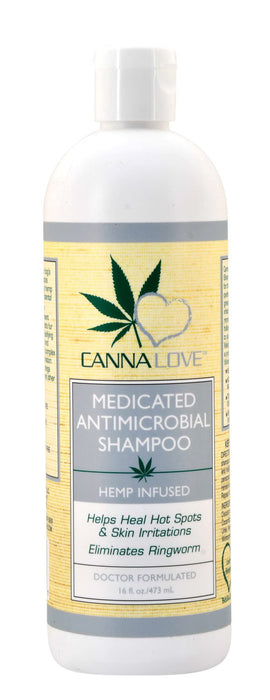 CannaLove Antimicrobial Shampoo, 16 oz - Jeffers - Animal & Pet Supplies > Pet Grooming > Pet Shampoo & Conditioner