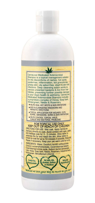 CannaLove Antimicrobial Shampoo, 16 oz - Jeffers - Animal & Pet Supplies > Pet Grooming > Pet Shampoo & Conditioner