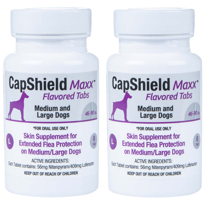 CapShield Maxx Flavored Tabs for Dogs - Jeffers - Animal Health & Wellness > Flea & Tick Control