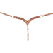 Cashel 2.25" Antiqued Leaf Tooled Leather Breast Collar - QL1N9 - Brown - 1