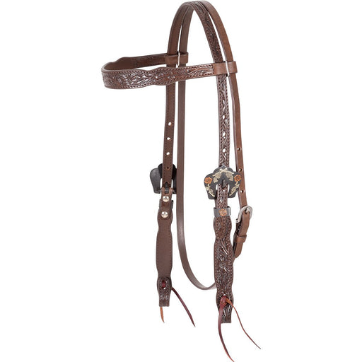 Cashel Guns & Roses Browband Headstall - Jeffers - Horse Supplies > Horse Tack > Bridles & Headstalls