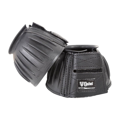 Cashel Rubber Bell Boots for Horses, Pair - QL1KK - Small - Black - 1