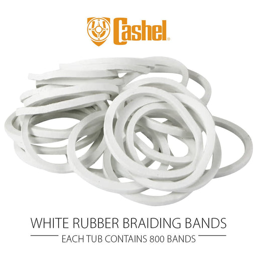 Cashel Rubber Braiding Bands, 800 count - Jeffers - Horse Supplies > Horse Grooming