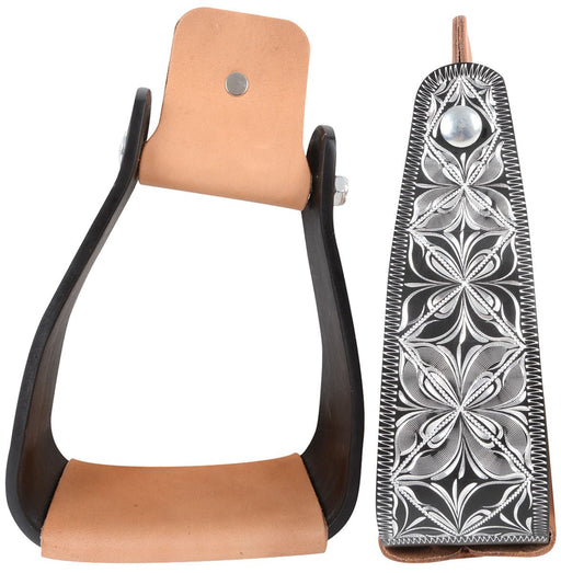 Cashel Slanted Engraved Stirrups - Jeffers - Horse Supplies > Horse Tack > Stirrups