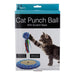 Cat Punch Ball Toy with Scratch Base - KL23D - 1