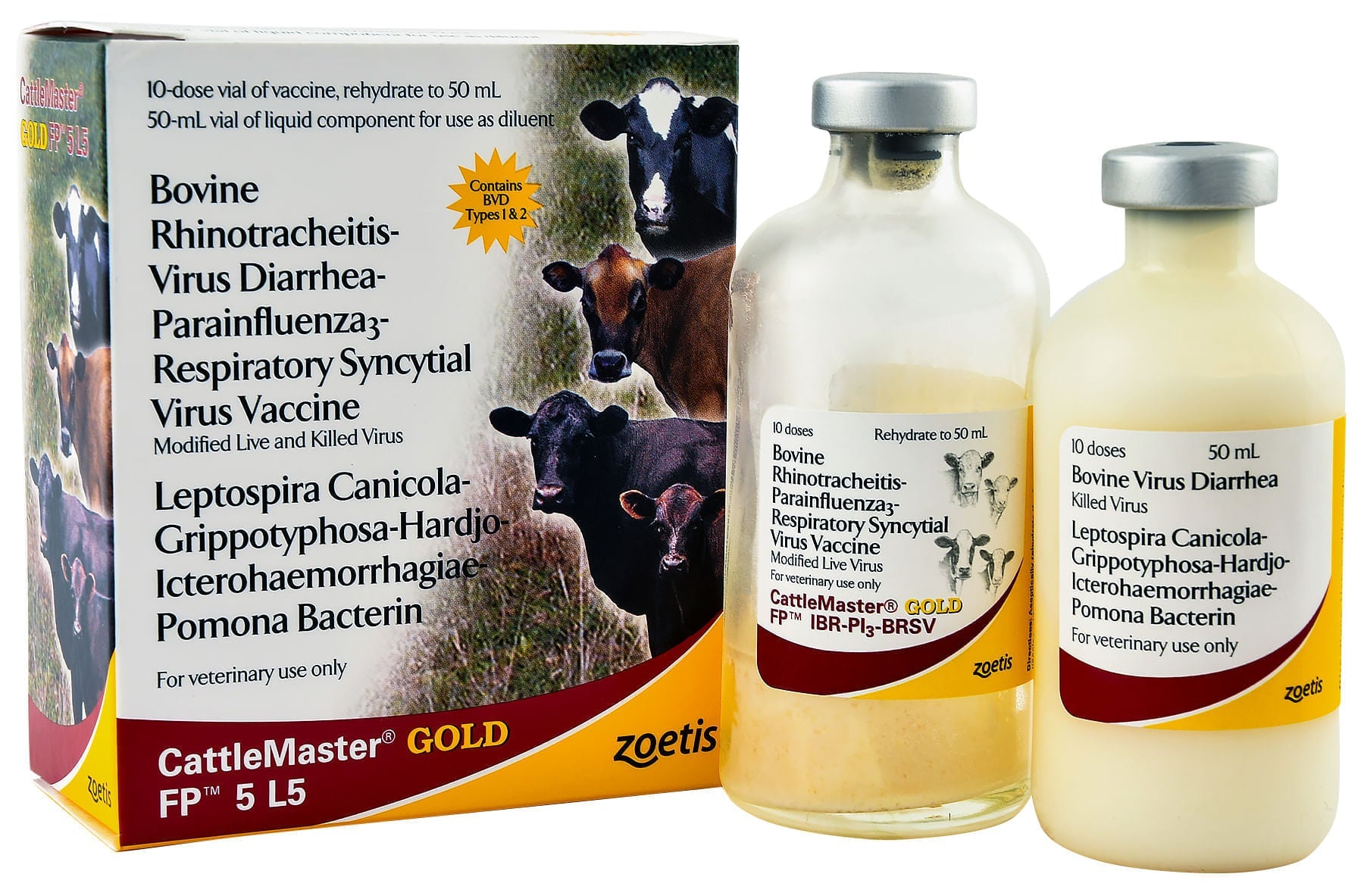 CattleMaster Gold FP 5 L5 Cattle Vaccine with Lepto — Jeffers