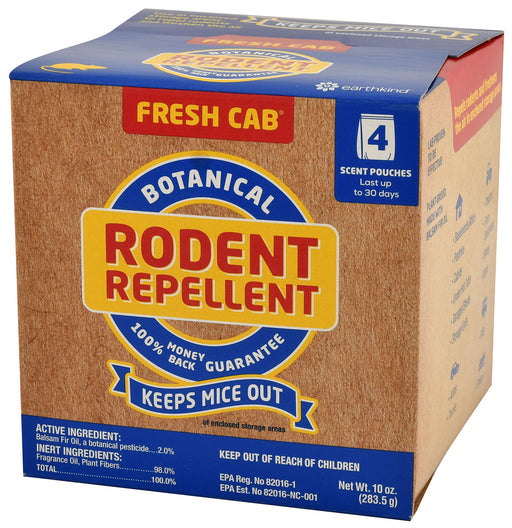 Fresh Cab Rodent Repellent, 10 oz box -   