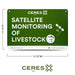 CERES RANCH Satellite Monitoring Signs for Cattle Theft Protection - CT2-11 - 2