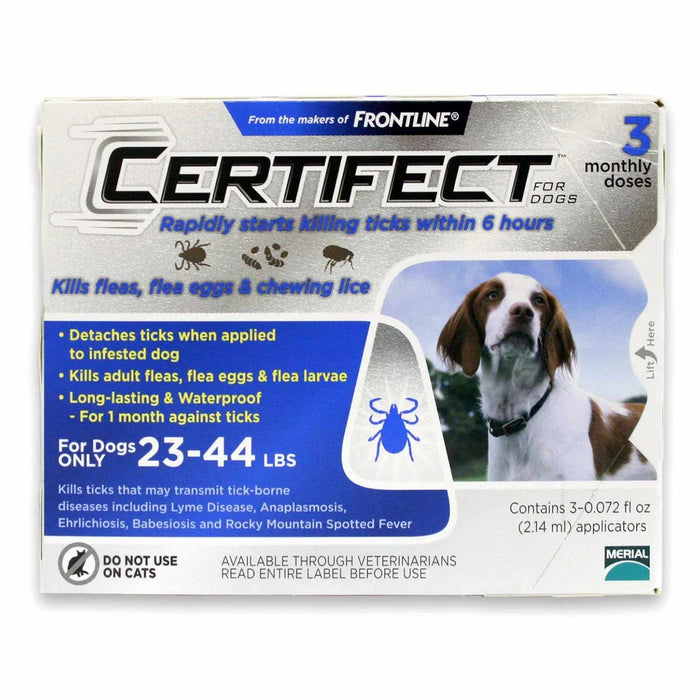 Certifect Flea & Tick for dogs, 3 - Pack Jeffers - Animal Health & Wellness > Flea & Tick Control