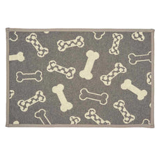Chenille Fashion Dog Bowl Mat