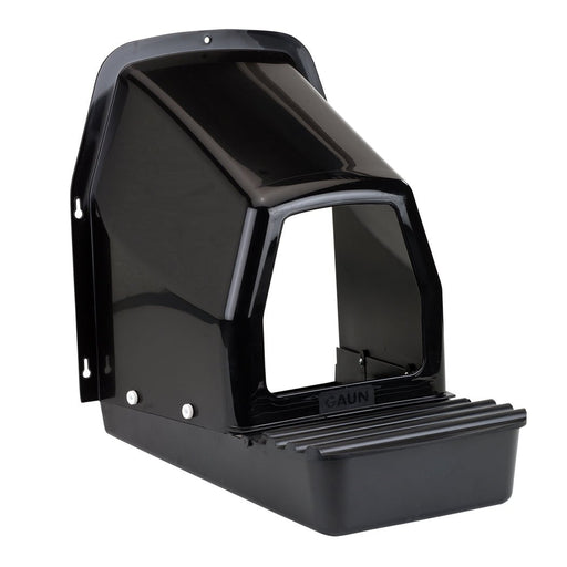 Chicken Laying Nest Box with Basket, Recycled Plastic, Black - GAUFJ - Black - 1 - 1