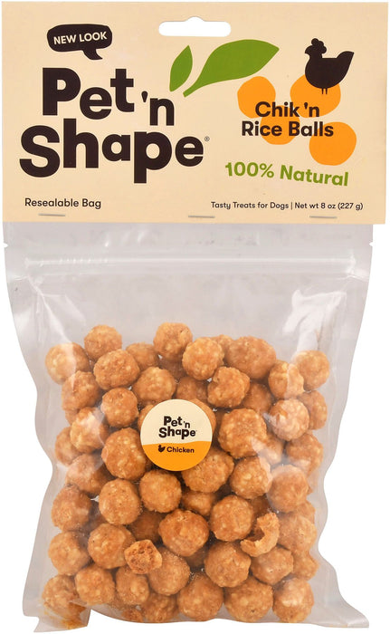 Chik 'n Rice Balls, 8 oz - Jeffers - Dog Supplies > Dog Treats