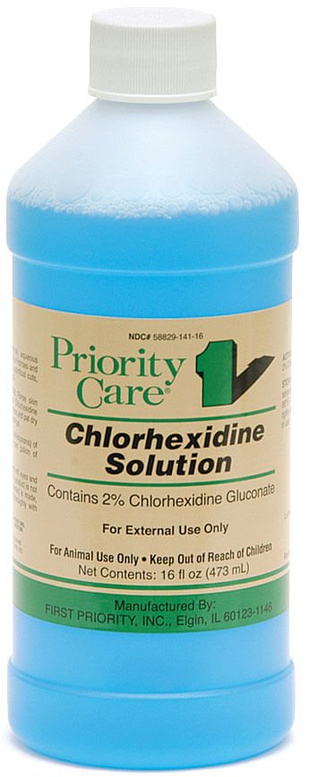 Chlorhexidine Disinfectant Solution, Pint - Jeffers - Animal Health & Wellness > Medical Supplies