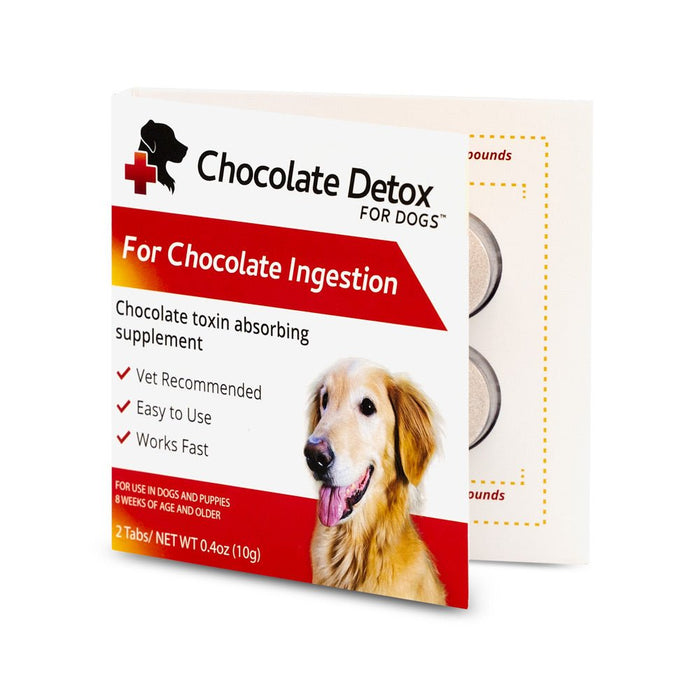 Chocolate Detox for Dogs, 2 Tablets - CH2AA - Beef Liver - 2 ct - 10