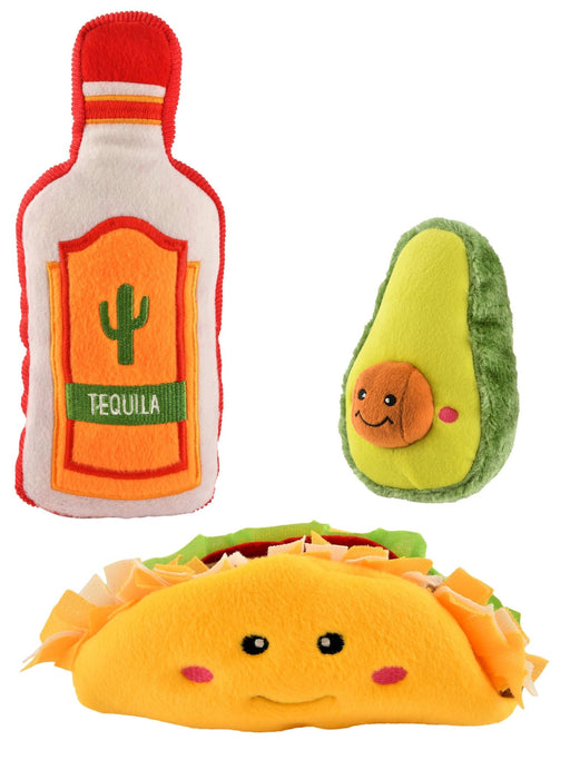 Cinco de Mayo Plush Dog Toy Kit - Jeffers - Dog Supplies > Dog Toys