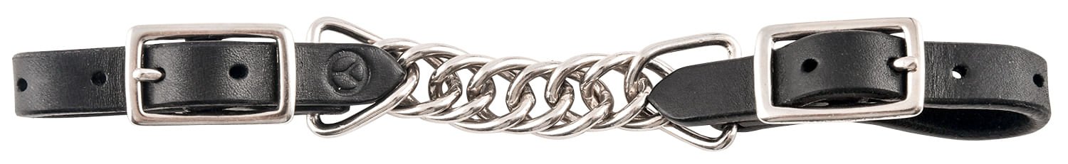 Circle Y 3.5' Double Flat Link Curb Chain - Jeffers - Horse Supplies > Horse Tack > Bridle Bits