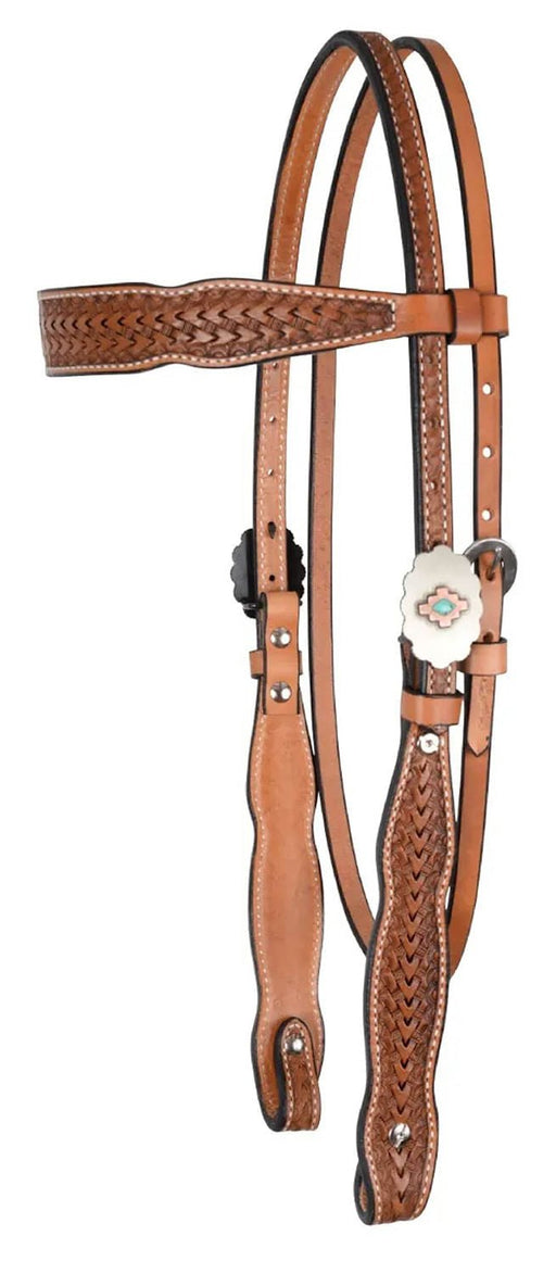 Circle Y Dawson Browband Headstall, Full - Jeffers - Horse Supplies > Horse Tack > Bridles & Headstalls