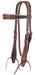 Circle Y Desert Rawhide Browband Headstall, Full - Jeffers - Horse Supplies > Horse Tack > Bridles & Headstalls