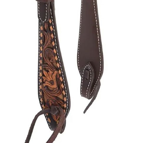 Circle Y Dusty Floral One Ear Headstall, Full