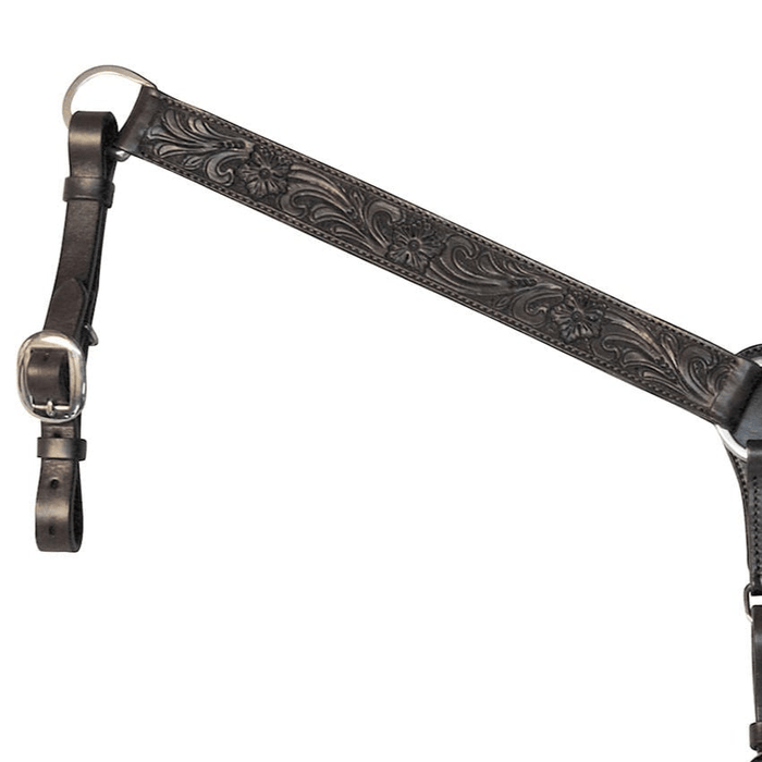 Circle Y Floral Tooled Breast Collar - 941EH - 2