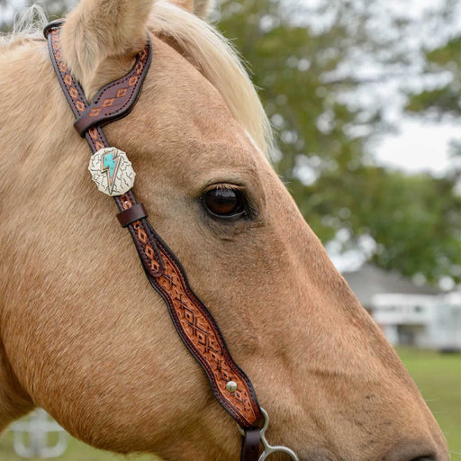 Circle Y Montana One Ear Headstall, Full - Jeffers - Horse Supplies > Horse Tack > Bridles & Headstalls