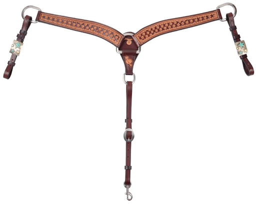 Circle Y Saturn Rising Horse Breast Collar, Full - Jeffers - Horse Supplies > Horse Tack > Breast Collars