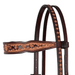 Circle Y Saturn Rising Leather Browband Headstall, Full - RD1FQ - Vintage Brown - Full - 2