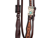Circle Y Saturn Rising Leather Browband Headstall, Full - RD1FQ - Vintage Brown - Full - 3