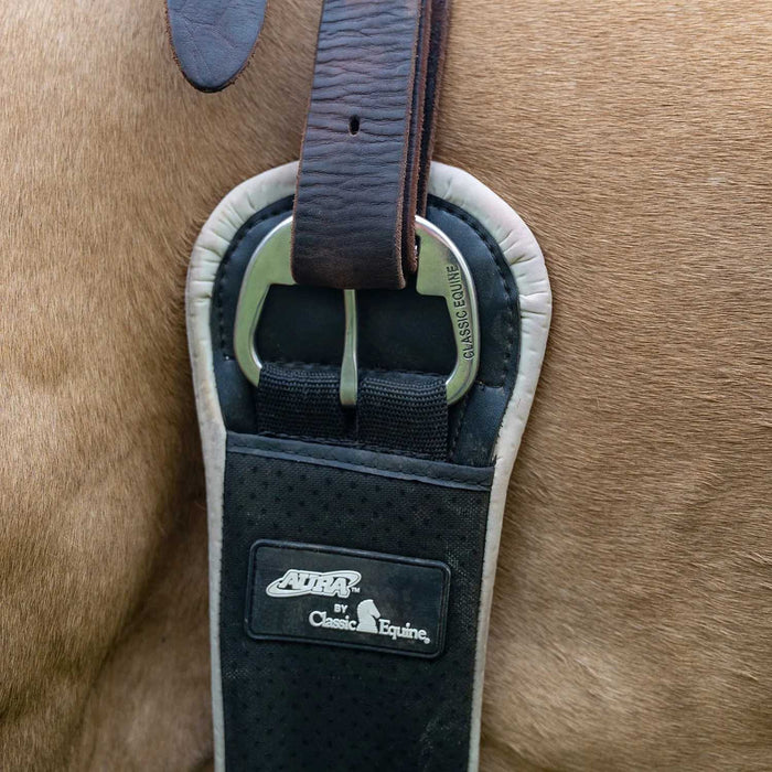 Classic Equine Aura Performance Air Flow Cinch, Roper - CR1VN - Black - 26" - 4