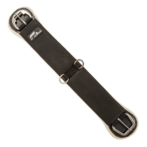Classic Equine Aura Performance Air Flow Cinch, Straight - CR1VR - Black with White Padding - 26" - 1