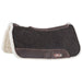 Classic Equine BioFit Correction Fleece Saddle Pad - CR1VC - Black with White Fleece - 30" x 32" - 1
