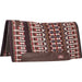 Classic Equine Classic Blanket Top Saddle Pad - CR1UX - Coffee/Moss Green - 32" x 34" - 1" - 2