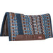 Classic Equine Classic Blanket Top Saddle Pad - CR1UZ - Navy/Steel Grey - 32" x 34" - 1" - 4