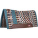 Classic Equine Classic Blanket Top Saddle Pad - CR1V1 - Peacock/Emerald - 32" x 34" - 1" - 5