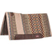 Classic Equine Classic Blanket Top Saddle Pad - CR1V4 - Latte/Navy - 34" x 38" - 1" - 8