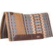 Classic Equine Classic Blanket Top Saddle Pad - CR1V6 - Umber/Navy - 34" x 38" - 1" - 10