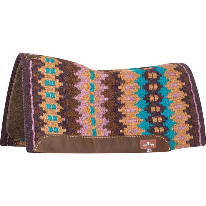 Classic Equine Contour Wool Top Alpaca Saddle Pad - Jeffers - Horse Supplies > Horse Tack > Saddle Pads & Blankets